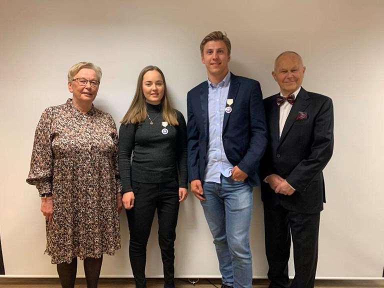 Toril Skaflestad, VIlde Nilsen, erik Valnes og Hermod Bjørkestøl